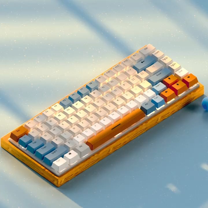 3D keyboard concept motion design